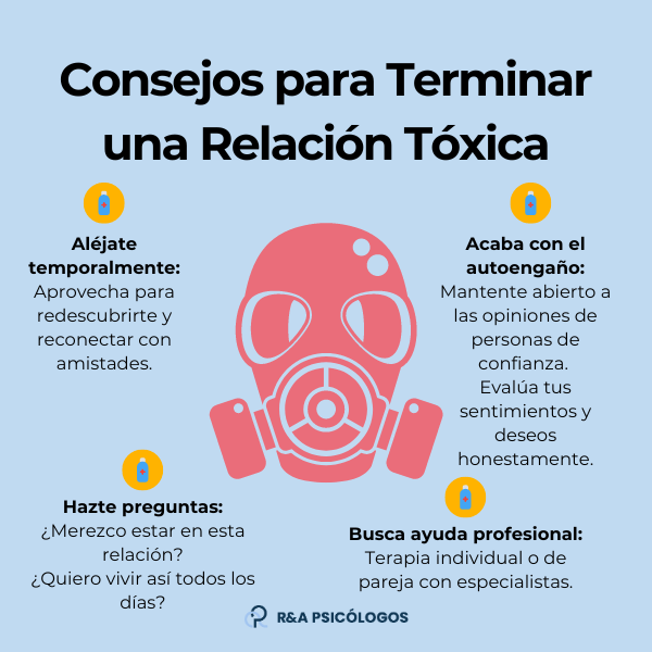 5 consejos claves para salir de una relación tóxica | R&A Psicólogos